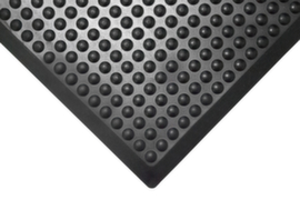 Tapis de sol antifatigue Bubblemat, élément d'extrémité, longueur x largeur 900 x 600 mm