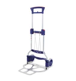 RuXXac diable de manutention en aluminium rabattable Business XL, force 125 kg, polym&egrave;re bandage