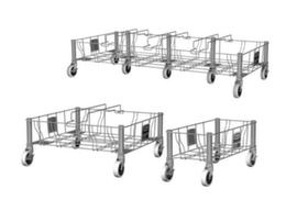 Rubbermaid Chariot roulant Slim Jim® pour collecteur de recyclage