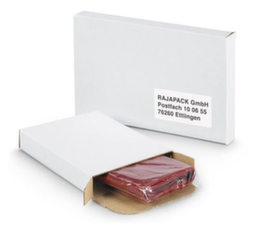 Carton d'expédition plat avec fermeture auto-adhésive, 1 onde, 305 x 220 x 25 mm