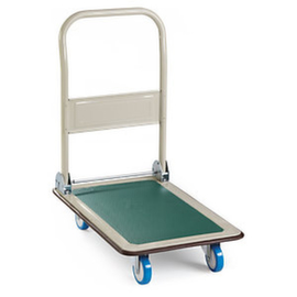 Raja Chariot avec barre de poussée pliable Stabil avec revêtement antidérapant, force 300 kg