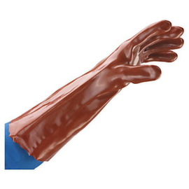 Gants en PVC Redcote Plusmarrondoublés