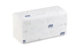 Tork Des serviettes en papier à deux couches en papier recyclé avec feuillure V, cellulose
