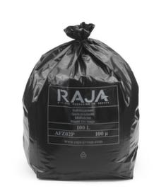 Raja Sac poubelle pour déchets lourds, 100 l, noir