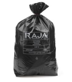 Raja Sac poubelle pour déchets lourds, 110 l, noir