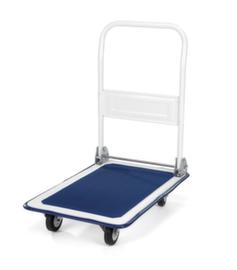 Raja Chariot avec barre de poussée pliable Eco avec revêtement antidérapant, force 150 kg