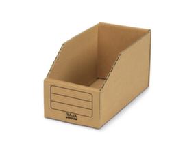 Raja bac compartimentable en carton, profondeur 223 mm, marron