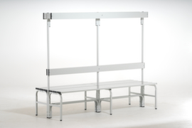 Sypro Banc vestiaire avec lames en aluminium