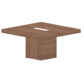 Quadrifoglio Table de conférence T45 avec piètement cubique