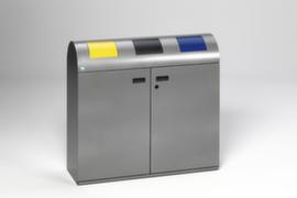 VAR Station de collecte de matières recyclables WS 100 R, 3 x 80 l