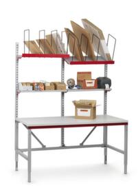 Rocholz Table d'emballage complète System Flex, largeur x profondeur 1600 x 800 mm