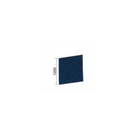 Gera Cloison de séparation insonorisante Pro, hauteur x largeur 1200 x 1200 mm, paroi bleu