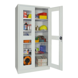 PAVOY Armoire à portes vitrées Basis