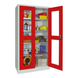 PAVOY Armoire à portes vitrées Basis