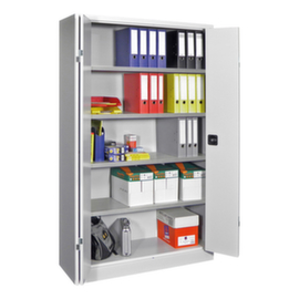 PAVOY Armoire à portes pliantes grand espace Basis en tôle d'acier
