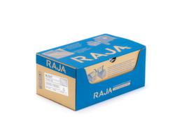 Raja Sac en papier d'accompagnement en mini-paquet blanc, DIN A7