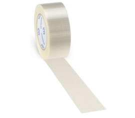 Ruban adhésif armé renforcement longitudinal et transversal, longueur x largeur 50 m x 50 mm