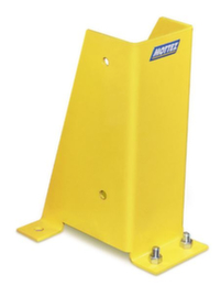 Butée de protection en jaune pour angles et montants, hauteur 350 mm
