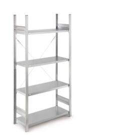 Rayonnage sans boulons ISIPACK© avec 4 tablettes