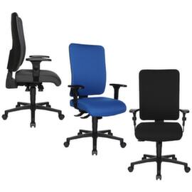 Topstar Chaise de bureau pivotant Open X (P) avec dossier capitonné laminé