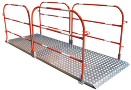 PROCITY Passerelle piétons avec rambarde rabattable, longueur x largeur 2000 x 1000 mm