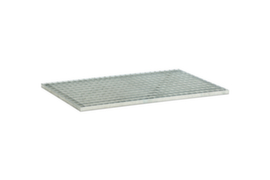 Cemo Caillebotis en acier pour bac de rétention, largeur x profondeur 1200 x 800 mm