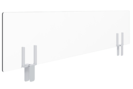 Paperflow Paroi de protection hygiénique pour cloison de table, hauteur x largeur 270 x 800 mm