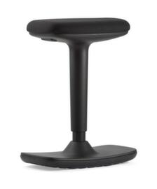 Dauphin Tabouret pivotant to-swift avec mécanisme de bascule, assise noir