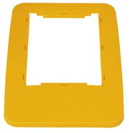 Cadre probbax® pour collecteur de recyclage, jaune