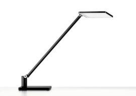 Novus lampe de bureau à DEL avec variateur Attenzia Complete, lumière blanc chaud, noir