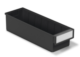 Treston bac compartimentable ESD, noir, profondeur 400 mm