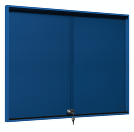 Vitrine d'affichage colorée avec porte coulissante pour l'intérieur