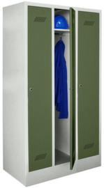 PAVOY Armoire vestiaire Basis avec 3 compartiments, largeur de compartiment 300 mm