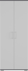 Armoire de classement GW-PROFI 2.0, 5 hauteurs des classeurs, gris clair/gris graphite/gris clair