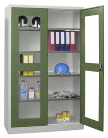 PAVOY Armoire à portes vitrées Basis