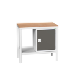 bott Établi verso, 1 armoire, 1 tablette, RAL7035 gris clair/RAL7016 gris anthracite