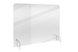 Legamaster cloison de table BASIC en verre acrylique, hauteur x largeur 700 x 850 mm
