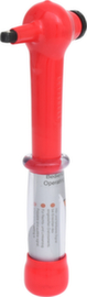 KS Tools Mini clé dynamométrique 1/4" avec isolation protectrice et tête à cliquet réversible