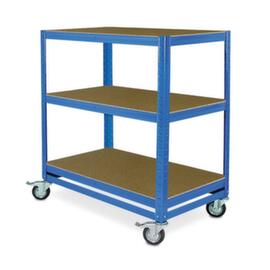 Chariot à étagères avec 3 niveaux