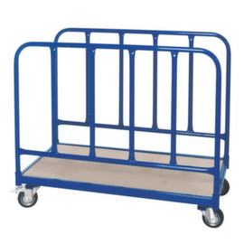 Chariot à ridelles longitudinales, force 250 kg, plateau longueur x largeur 950 x 445 mm