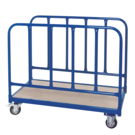 Chariot à ridelles longitudinales, force 250 kg, plateau longueur x largeur 950 x 445 mm