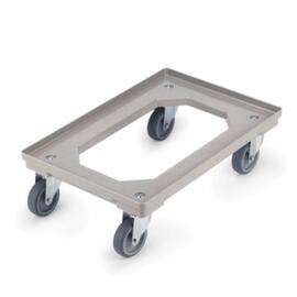 Plateau roulant léger pour bac norme Europe