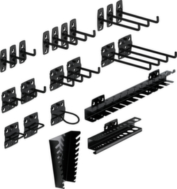KRAFTWERK® Jeu de porte-outils pour panneau perforé