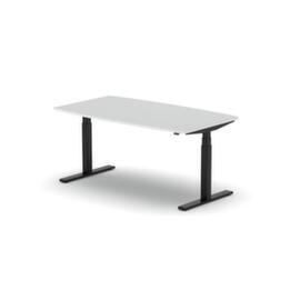 Nowy Styl Table de conférence hauteur réglable électriquement eModel 2.0, largeur x profondeur 1600 x 800 mm, panneau MB White Grey