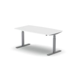 Nowy Styl Table de conférence hauteur réglable électriquement eModel 2.0, largeur x profondeur 1600 x 800 mm, panneau BI White