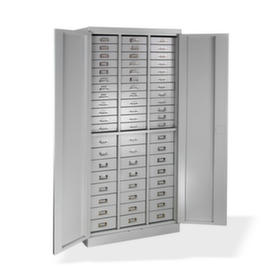 ADB Armoire à tiroirs, 60 tiroir(s), RAL7035 gris clair/RAL7035 gris clair