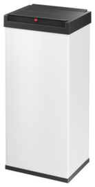 Hailo Poubelle Big-Box Swing XL avec couvercle oscillant à fermeture automatique, 52 l, blanc