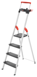 Hailo Escabeau utilisation d'un côté TopLine L100 avec étrier de sécurité extensible