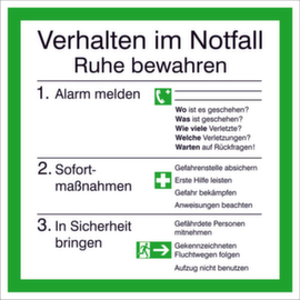 Affiche SafetyMarking® pour le système d'identification de service