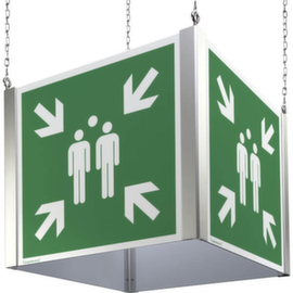 Panneau cubique issues de secours